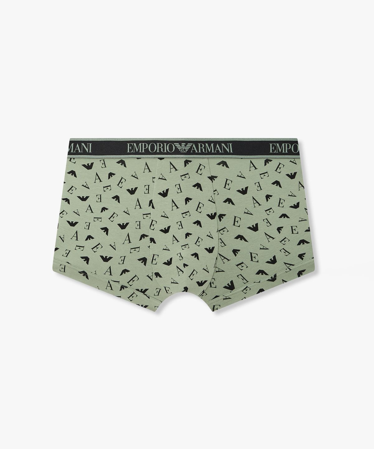 엠포리오 아르마니 언더웨어(EMPORIO ARMANI UNDERWEAR) 남성 올오버 모노그램 패턴 드로즈_라이트 그린 08M6312012