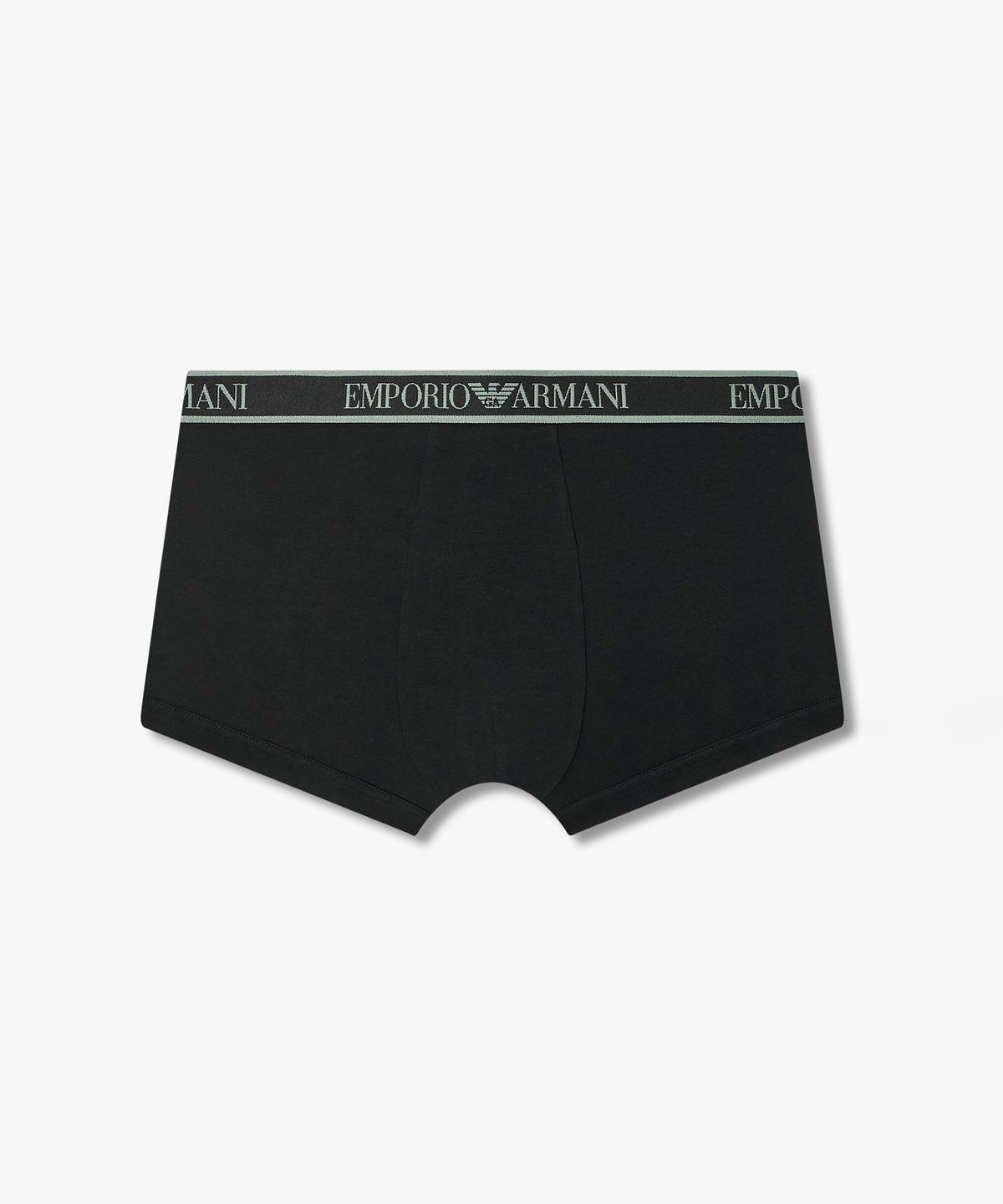 엠포리오 아르마니 언더웨어(EMPORIO ARMANI UNDERWEAR) 남성 배색 자카드 로고 밴딩 드로즈_내츄럴 블랙 08M6312011