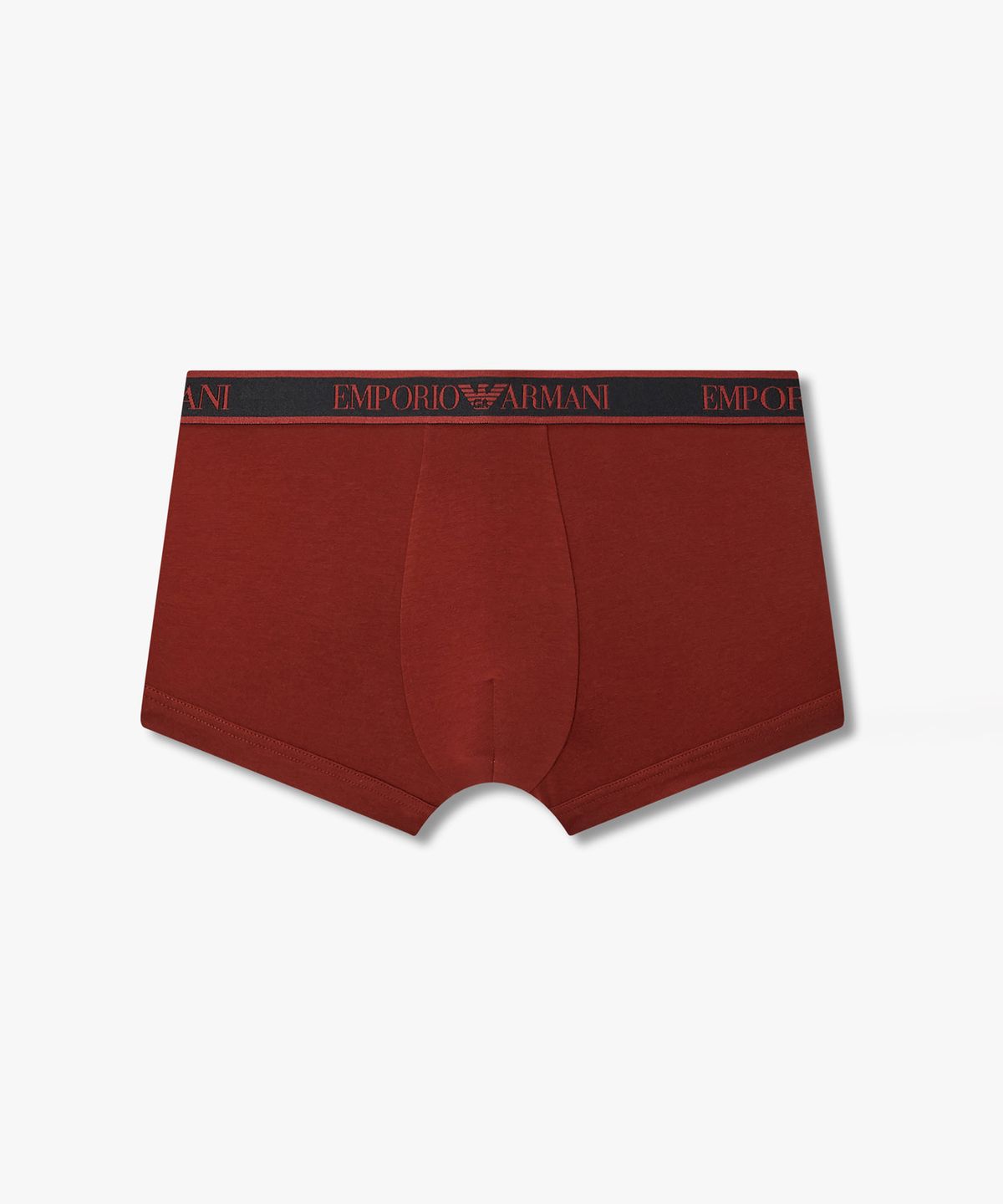 엠포리오 아르마니 언더웨어(EMPORIO ARMANI UNDERWEAR) 남성 배색 자카드 로고 밴딩 드로즈_버밀리언 08M6312010
