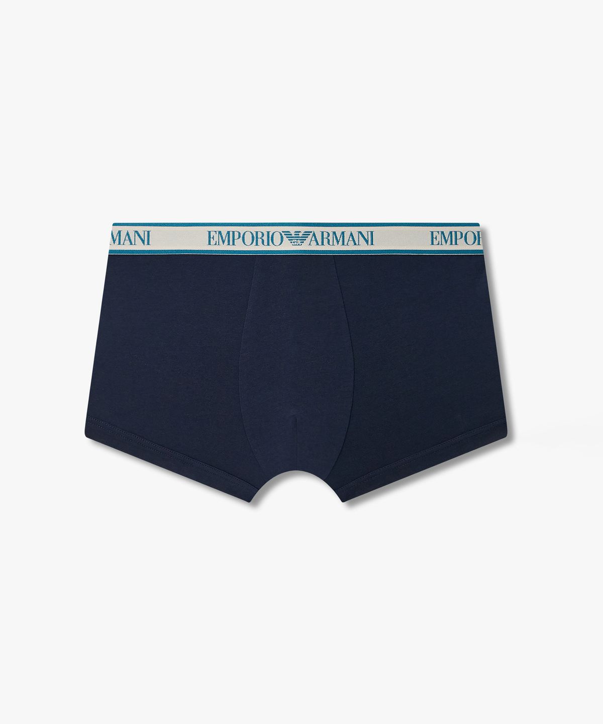 엠포리오 아르마니 언더웨어(EMPORIO ARMANI UNDERWEAR) 남성 배색 자카드 로고 밴딩 드로즈_마린 08M6312020