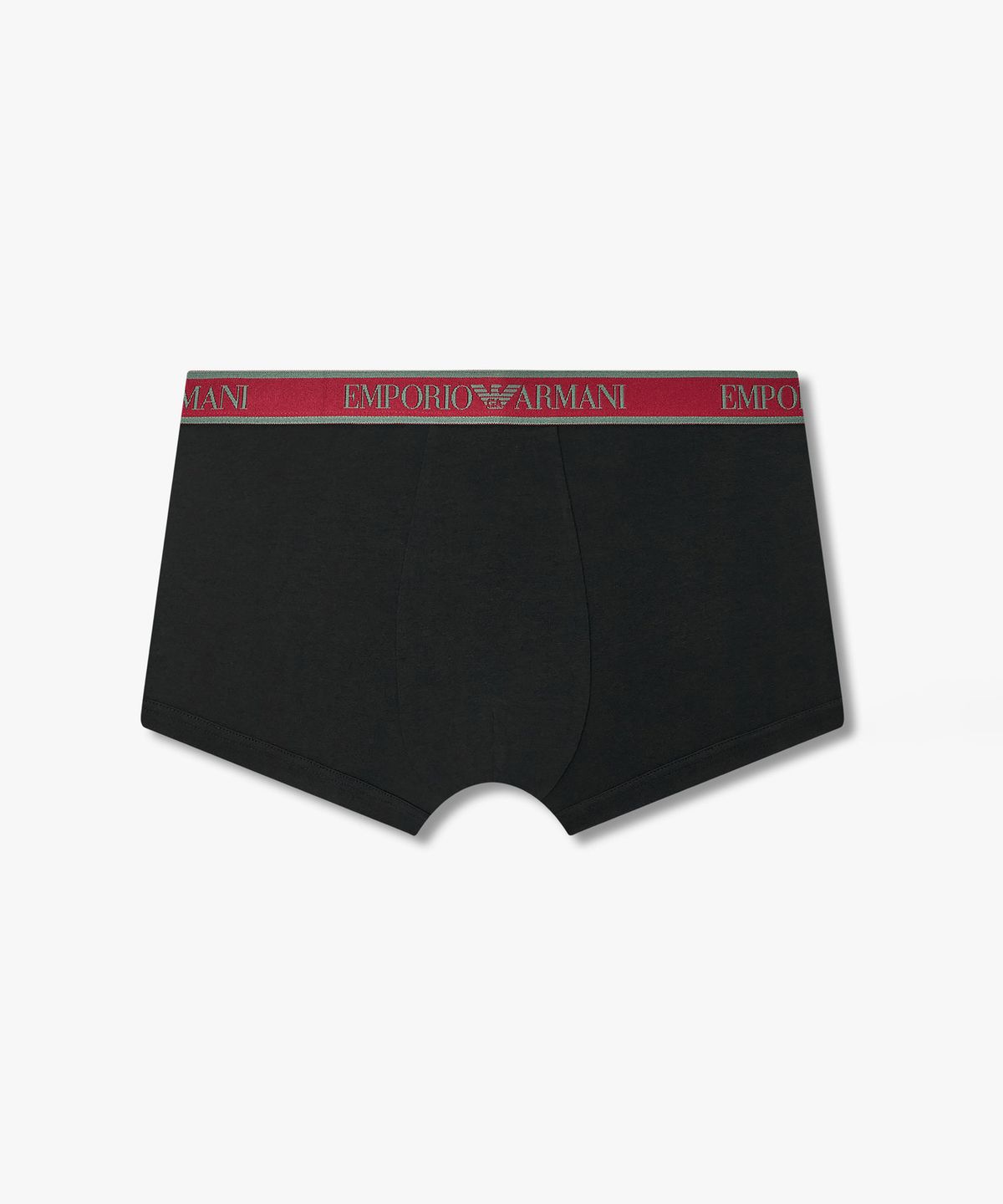 엠포리오 아르마니 언더웨어(EMPORIO ARMANI UNDERWEAR) 남성 배색 자카드 로고 밴딩 드로즈_블랙 08M6312015