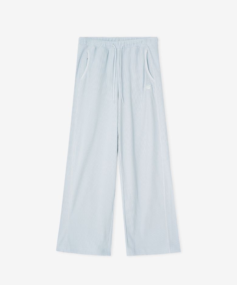 NBMLG3W812 / WOMEN AIRY 와플 와이드팬츠 (L/BLUE)