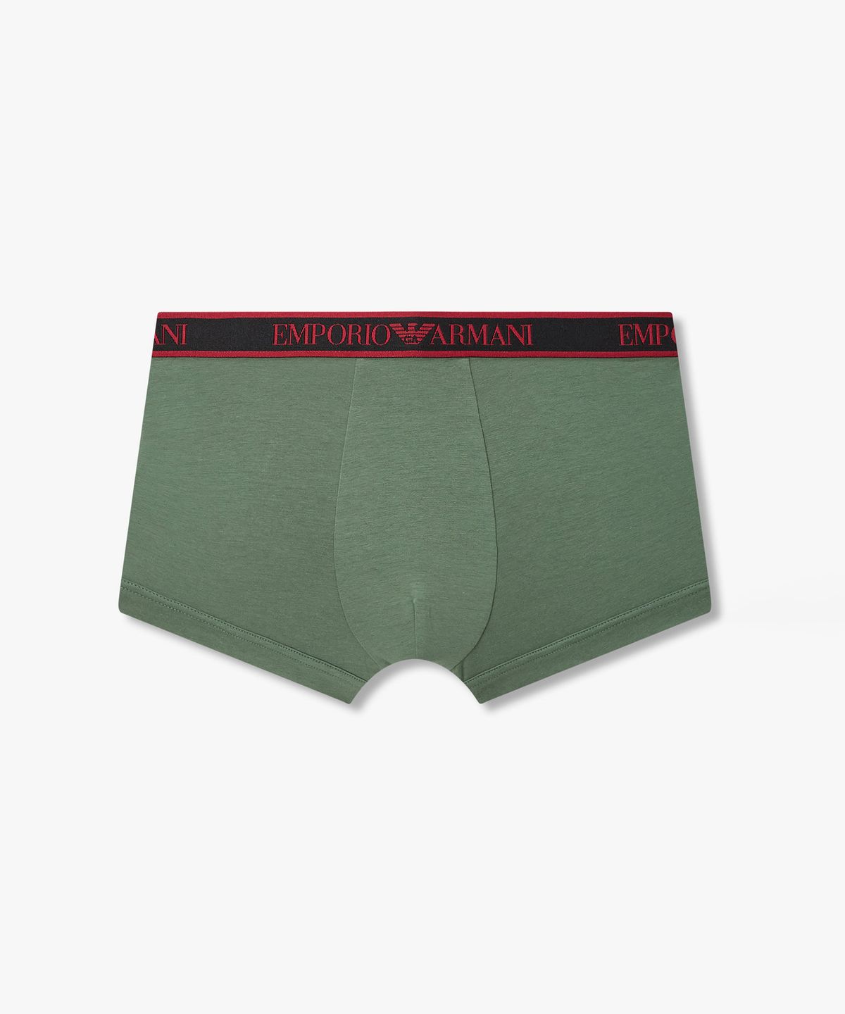 엠포리오 아르마니 언더웨어(EMPORIO ARMANI UNDERWEAR) 남성 배색 자카드 로고 밴딩 드로즈_그린 08M6312014