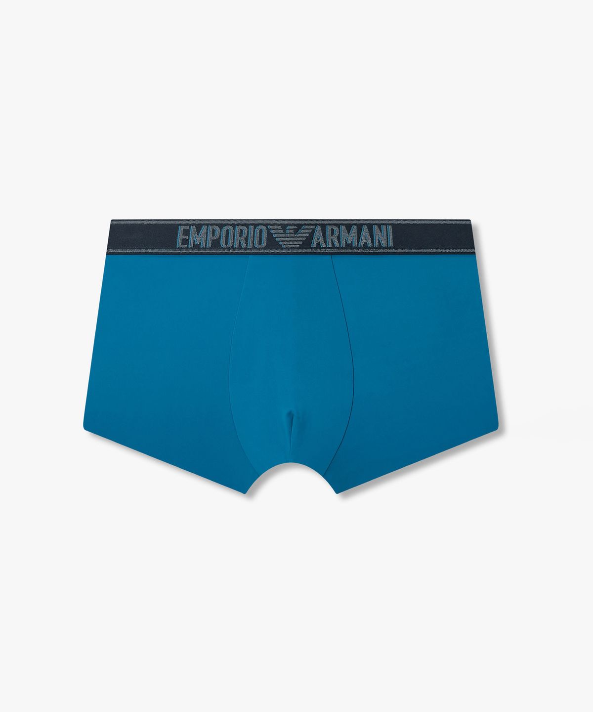 엠포리오 아르마니 언더웨어(EMPORIO ARMANI UNDERWEAR) 남성 오버레이 로고 프린트 드로즈_블루 0816312081