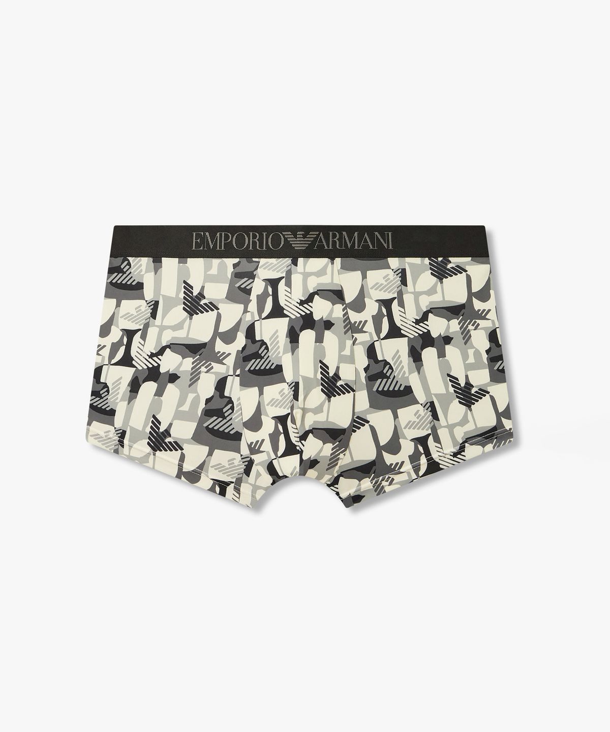 엠포리오 아르마니 언더웨어(EMPORIO ARMANI UNDERWEAR) 남성 지오메트릭 패턴 밴딩 드로즈_블랙 0816312073