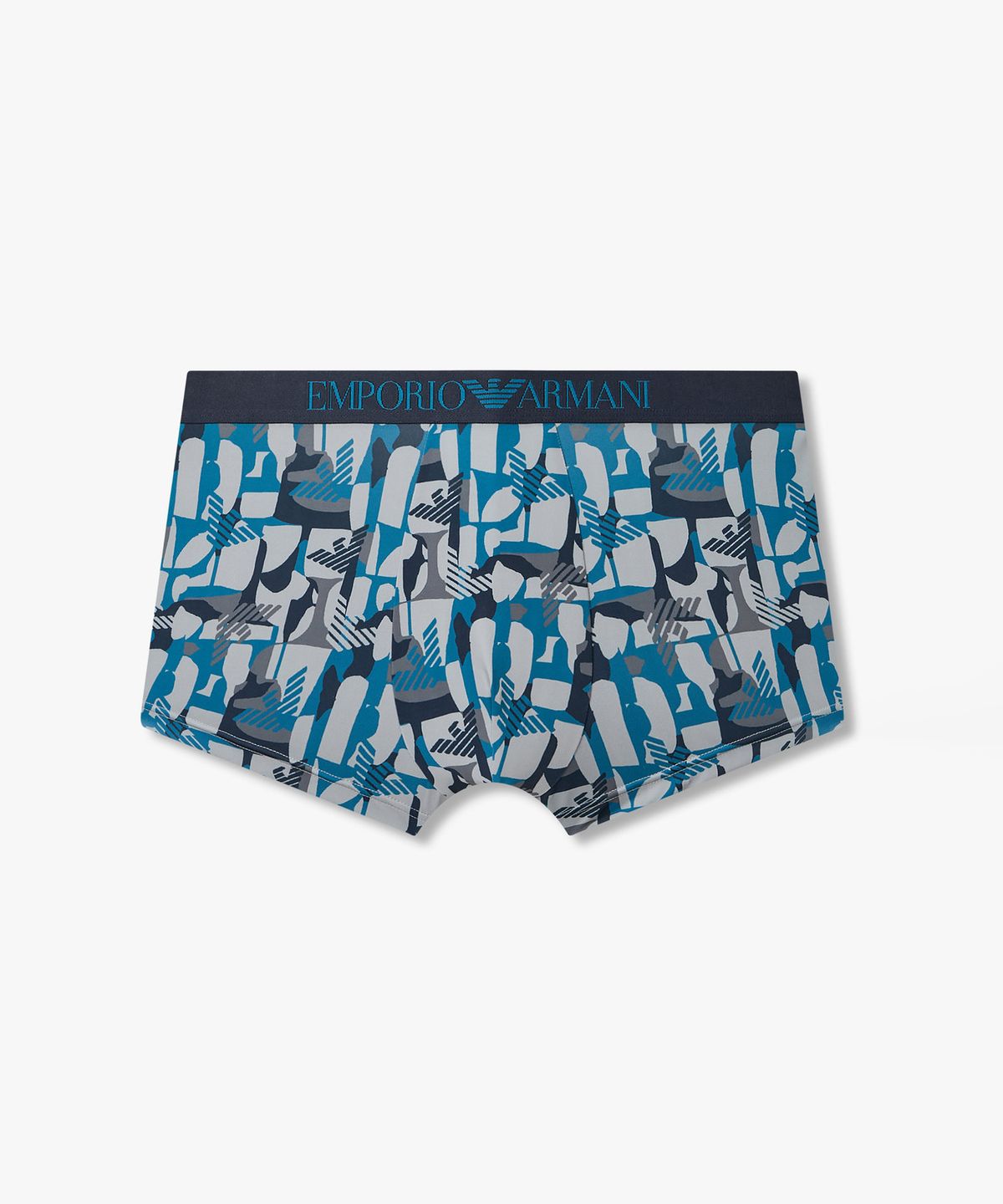 엠포리오 아르마니 언더웨어(EMPORIO ARMANI UNDERWEAR) 남성 지오메트릭 패턴 밴딩 드로즈_블루 0816312072