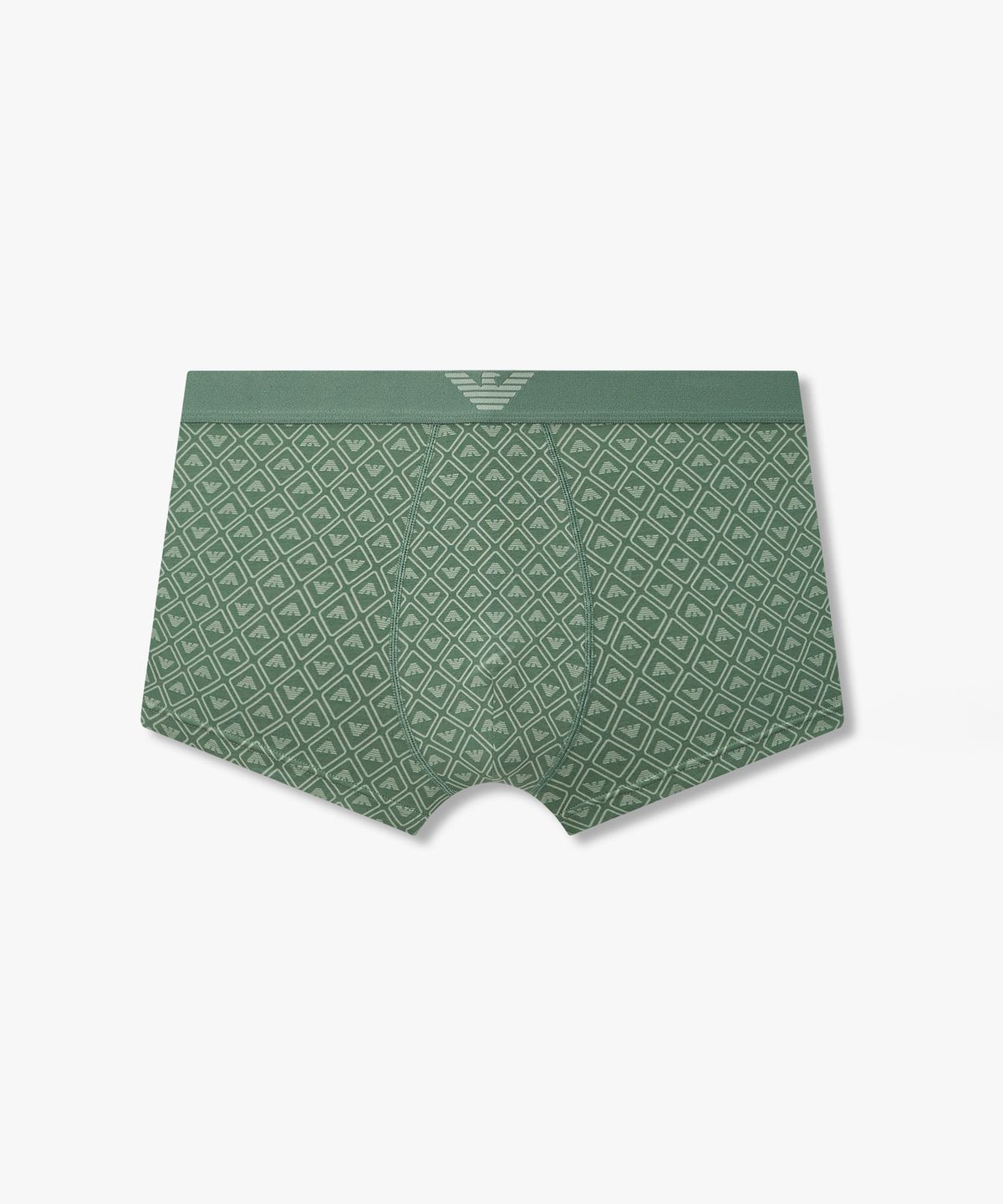 엠포리오 아르마니 언더웨어(EMPORIO ARMANI UNDERWEAR) 남성 올오버 이글 패턴 밴딩 드로즈_그린 0816312068