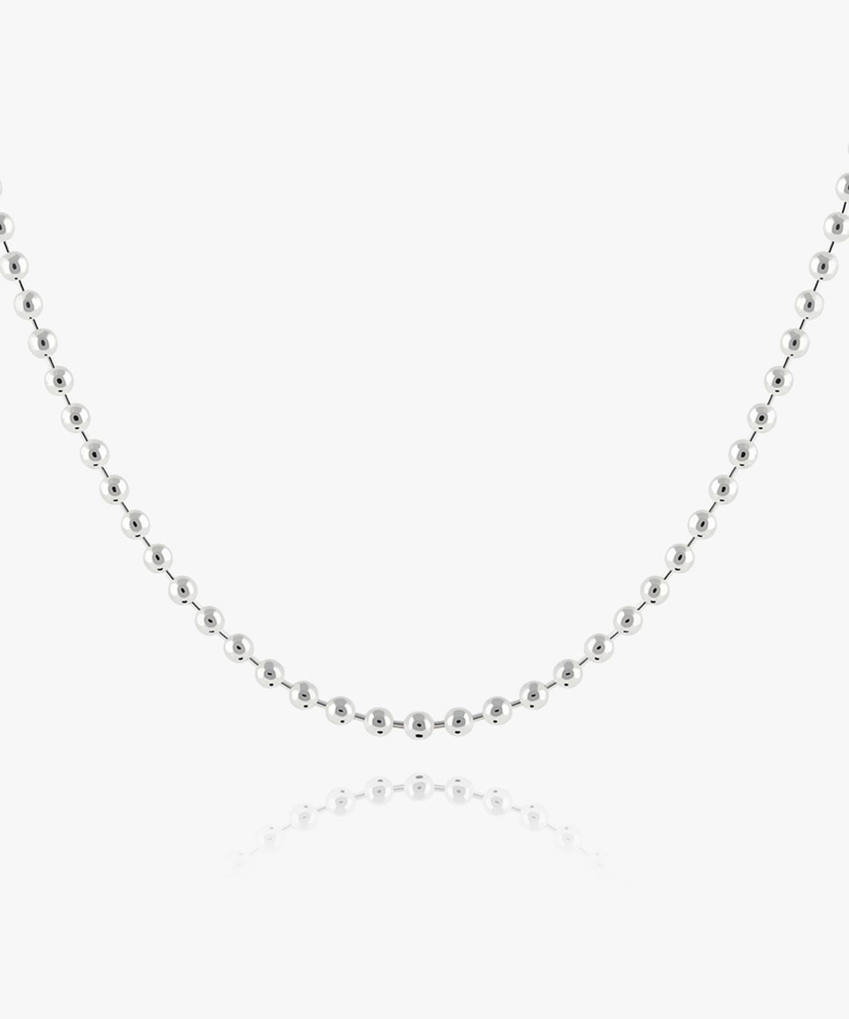 엘렌쥬얼리(HELENE JEWELRY) 실버 Silver 925 민볼 체인 은 목걸이