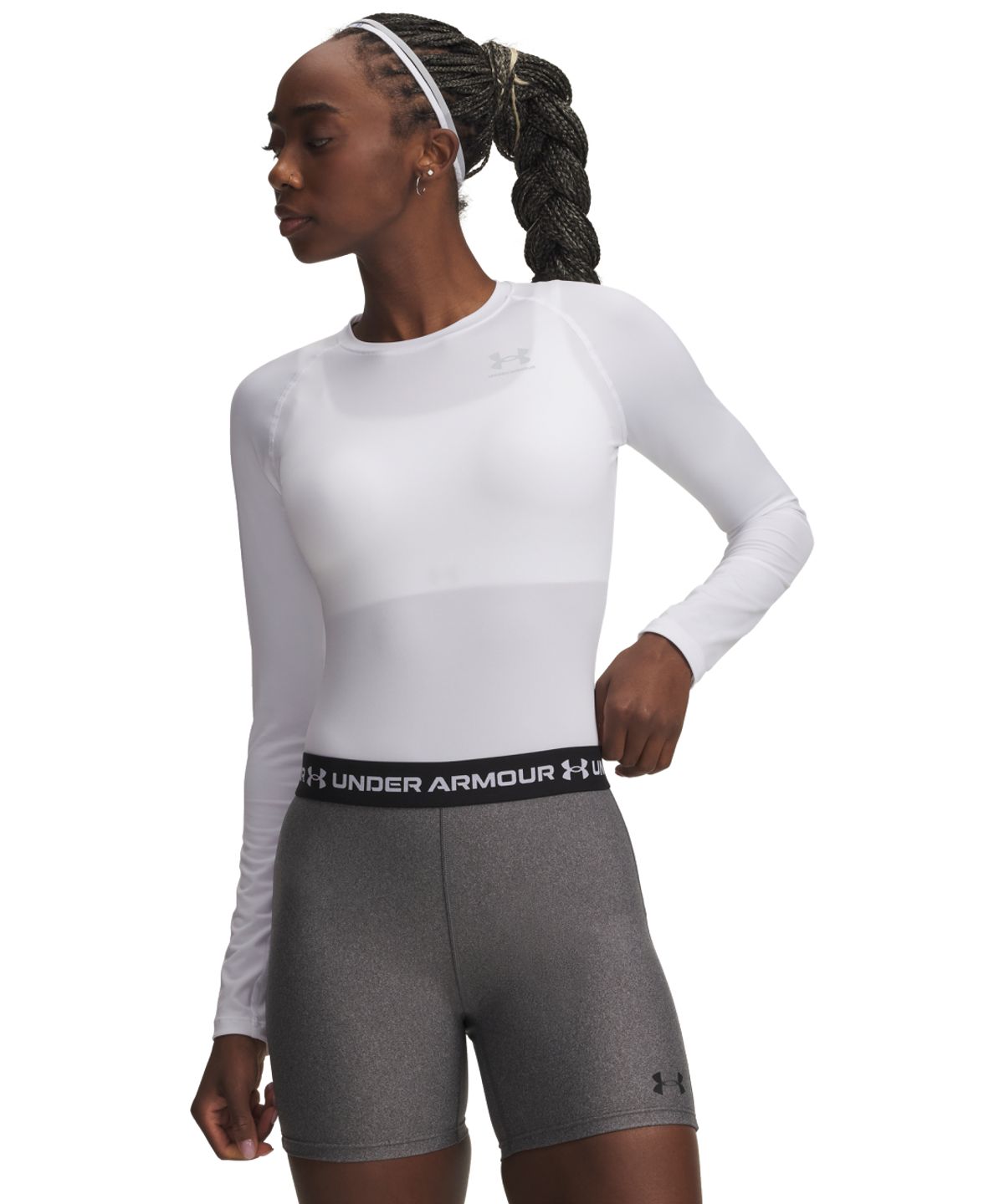 언더아머(UNDERARMOUR) 여성 히트기어 컴프레션 긴팔 1365459-101