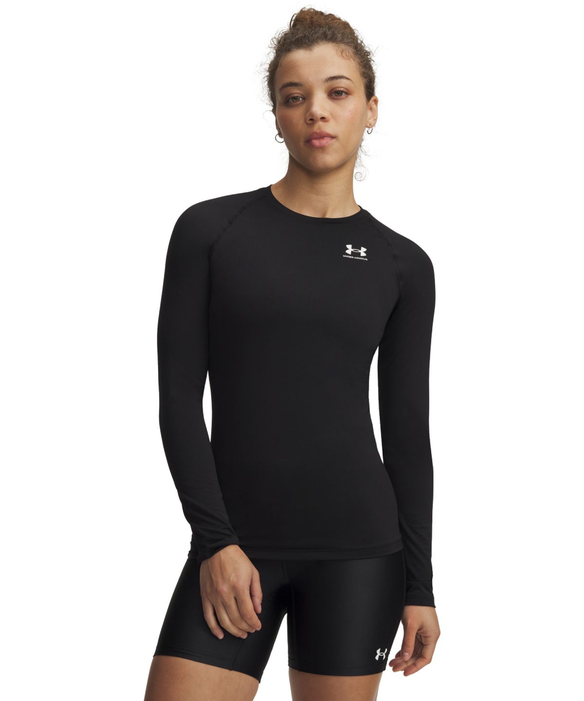 언더아머(UNDERARMOUR) 여성 히트기어 컴프레션 긴팔 1365459-008