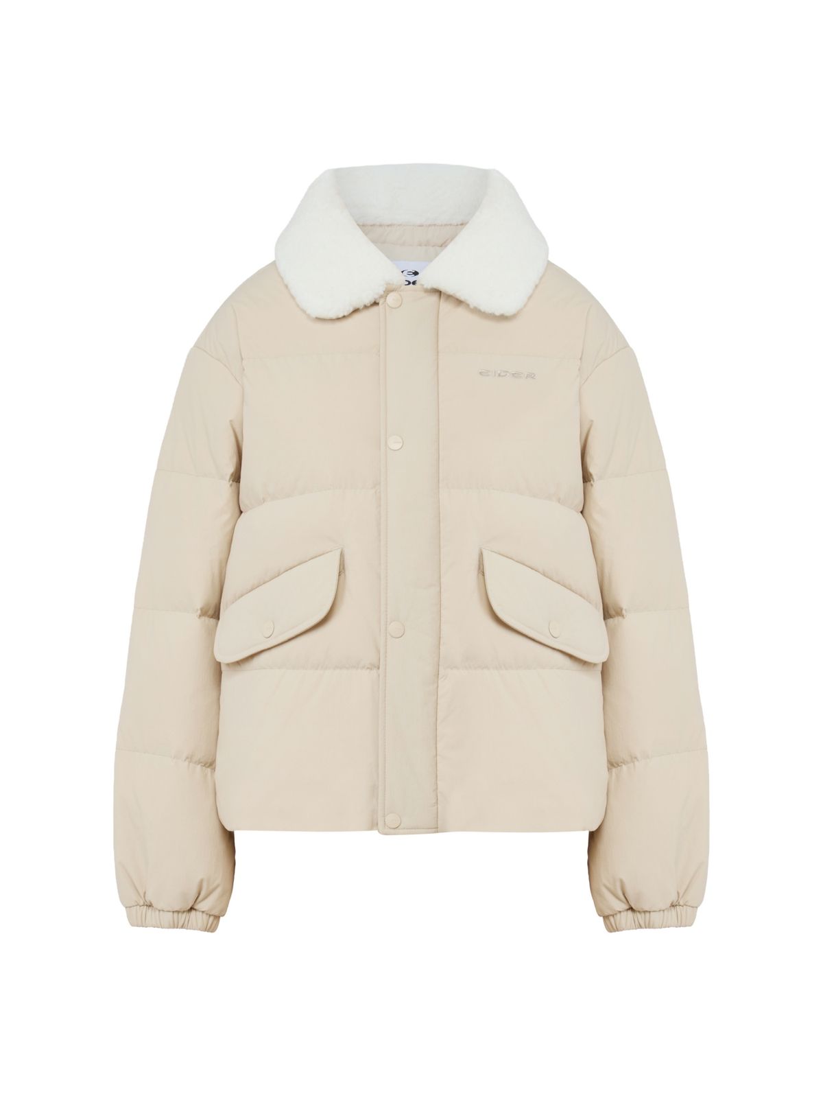 아이더(EIDER) POP 여성 부클 다운 자켓_Beige