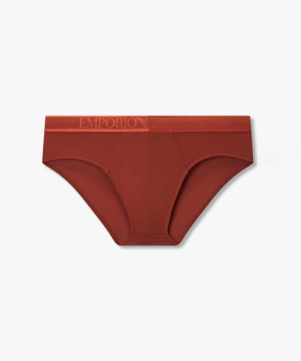 엠포리오 아르마니 언더웨어(EMPORIO ARMANI UNDERWEAR) 남성 톤온톤 자카드 로고 브리프_버밀리언 0816311027