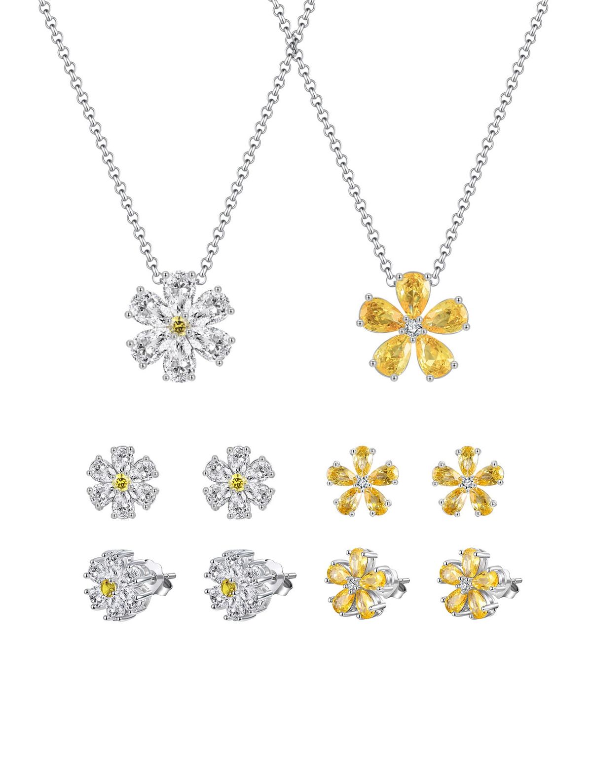 아이스볼(ICEBALL) Pear flower necklace