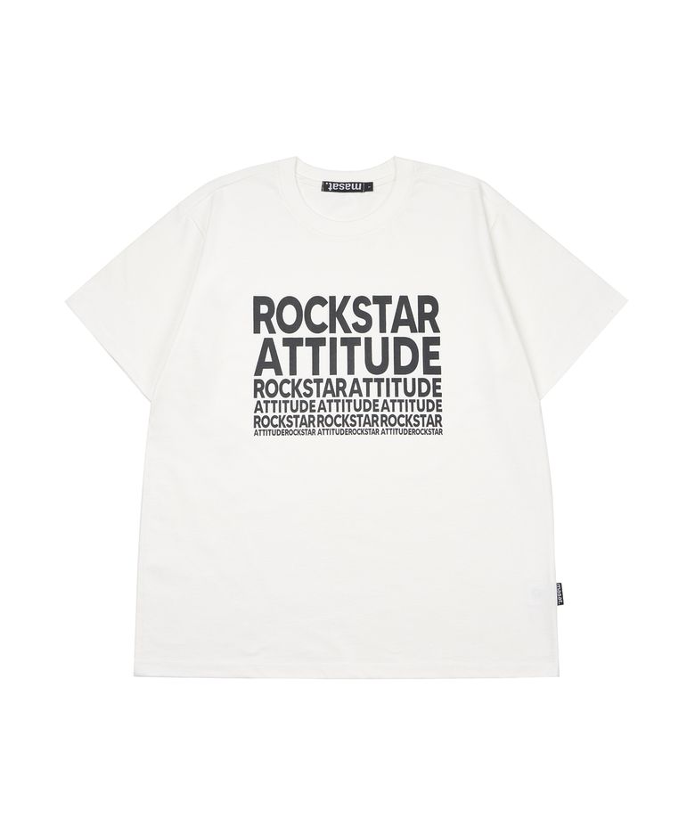 RockStar Attitude Short Sleeve_ Off White