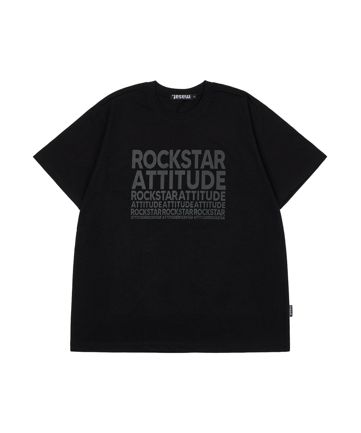 마사트(MASAT) RockStar Attitude Short Sleeve_ Black