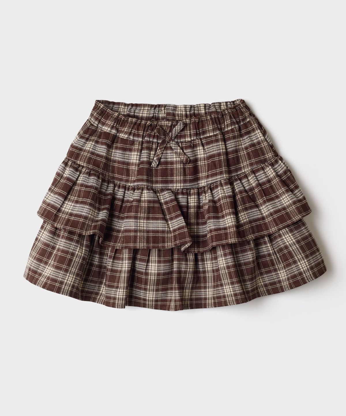 스파오 키즈(SPAO KIDS) [키즈] 체크 티어드 스커트 (속바지)_SPWHG49KG2