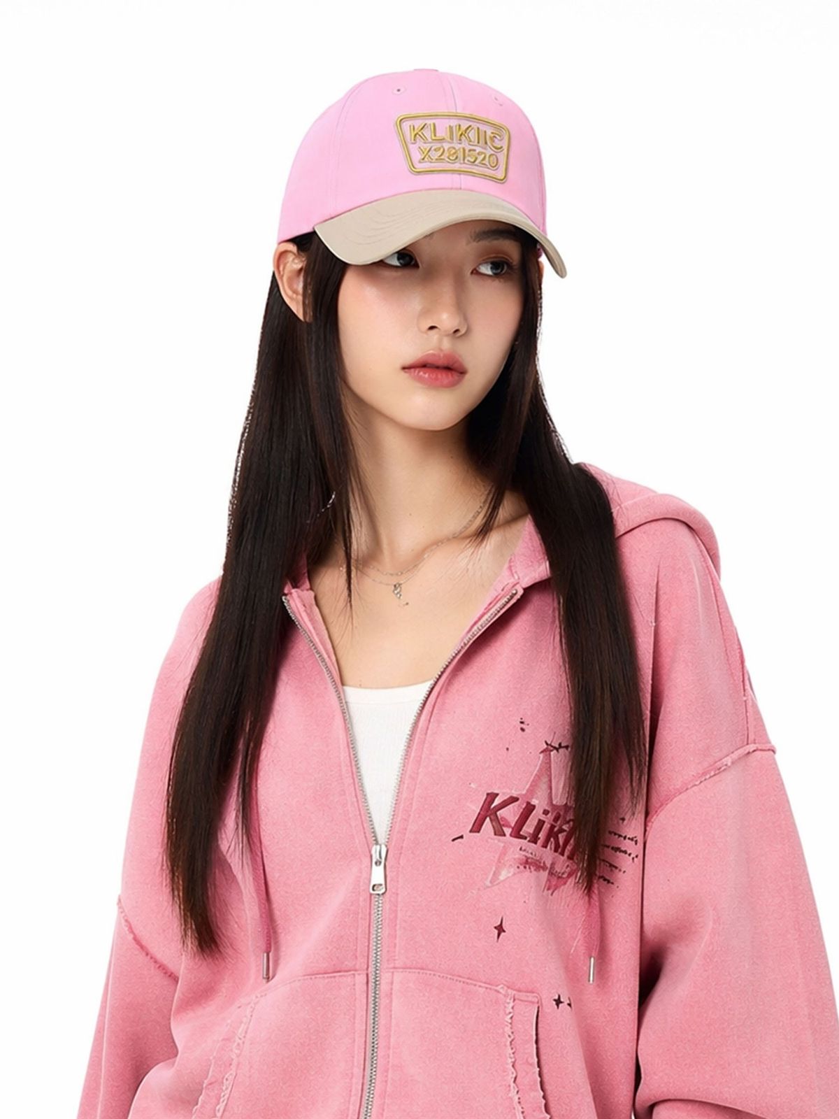 클리킥(KLIKIIC) 소프트 캡 베이직 라인 크림&핑크 SBC-CPD