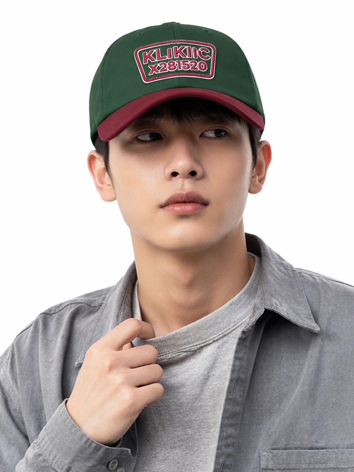 클리킥(KLIKIIC) 소프트 캡 베이직 라인 레드&그린 SBC-RGR