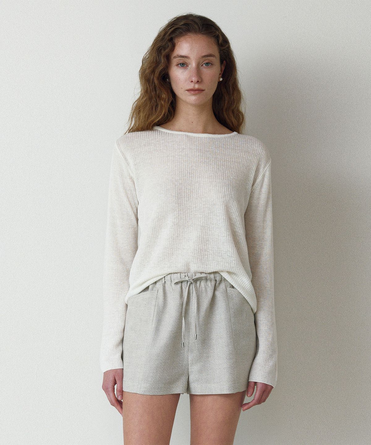 르네제이(RENEJ) Linen Round Knit (3colors)