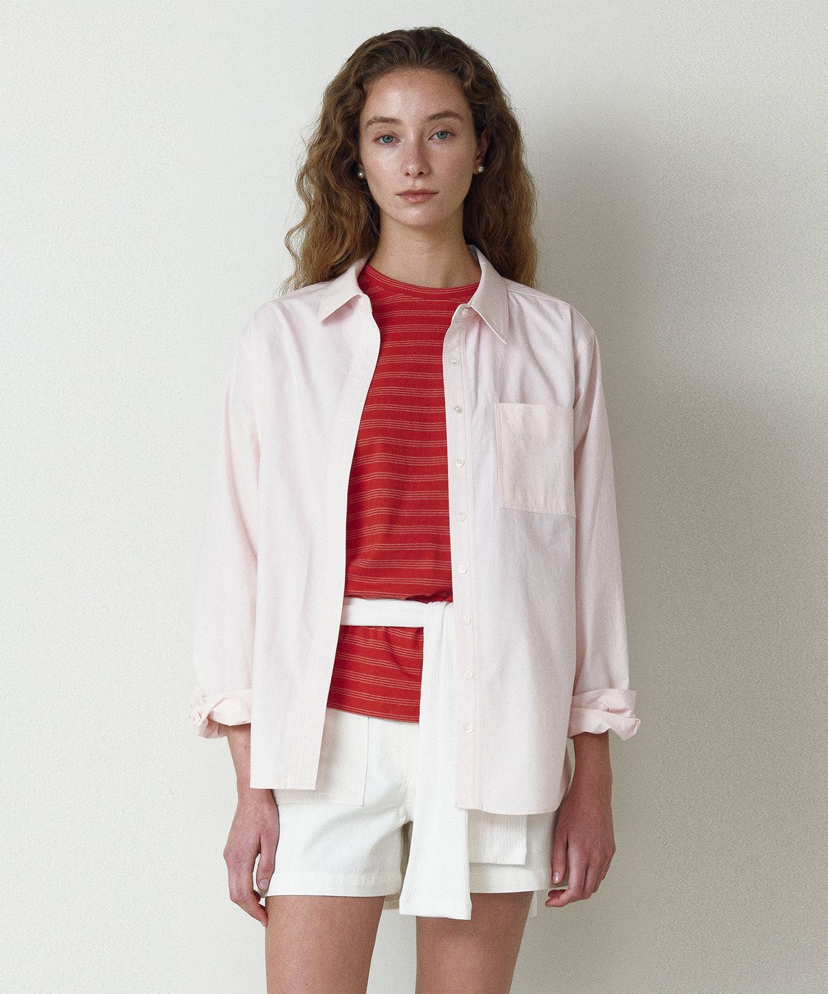 르네제이(RENEJ) Timeless Classic Shirt-Pink (5colors)