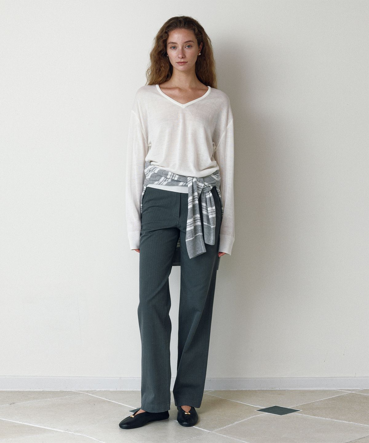르네제이(RENEJ) Washed Pocket Pants-Charcoal (4colors)
