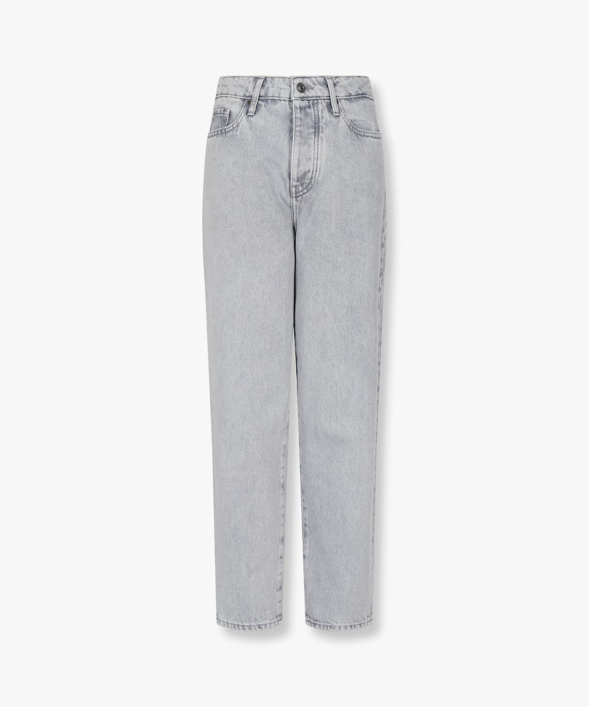 아르마니 익스체인지(ARMANI EXCHANGE) 여성 워시드 자수 로고 데님 진 _라이트 인디고_A424340507