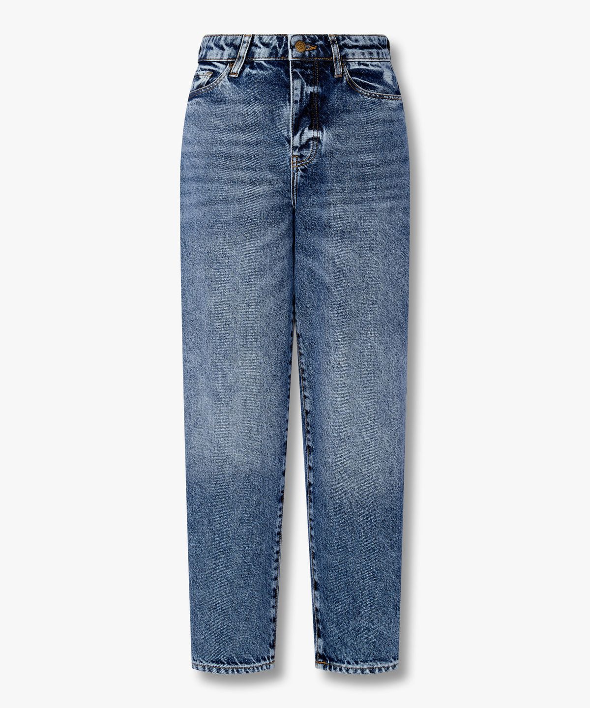 아르마니 익스체인지(ARMANI EXCHANGE) 여성 테이퍼드 핏 크롭 데님 팬츠 _블루_A425140506