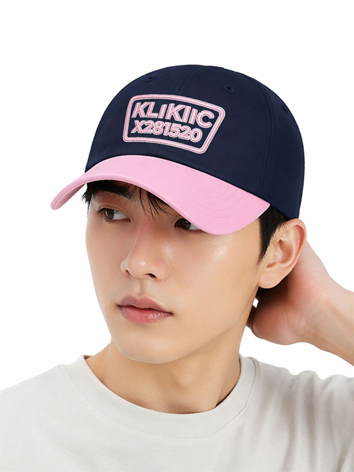 클리킥(KLIKIIC) 소프트 캡 베이직 라인 핑크&네이비 SBC-PNP