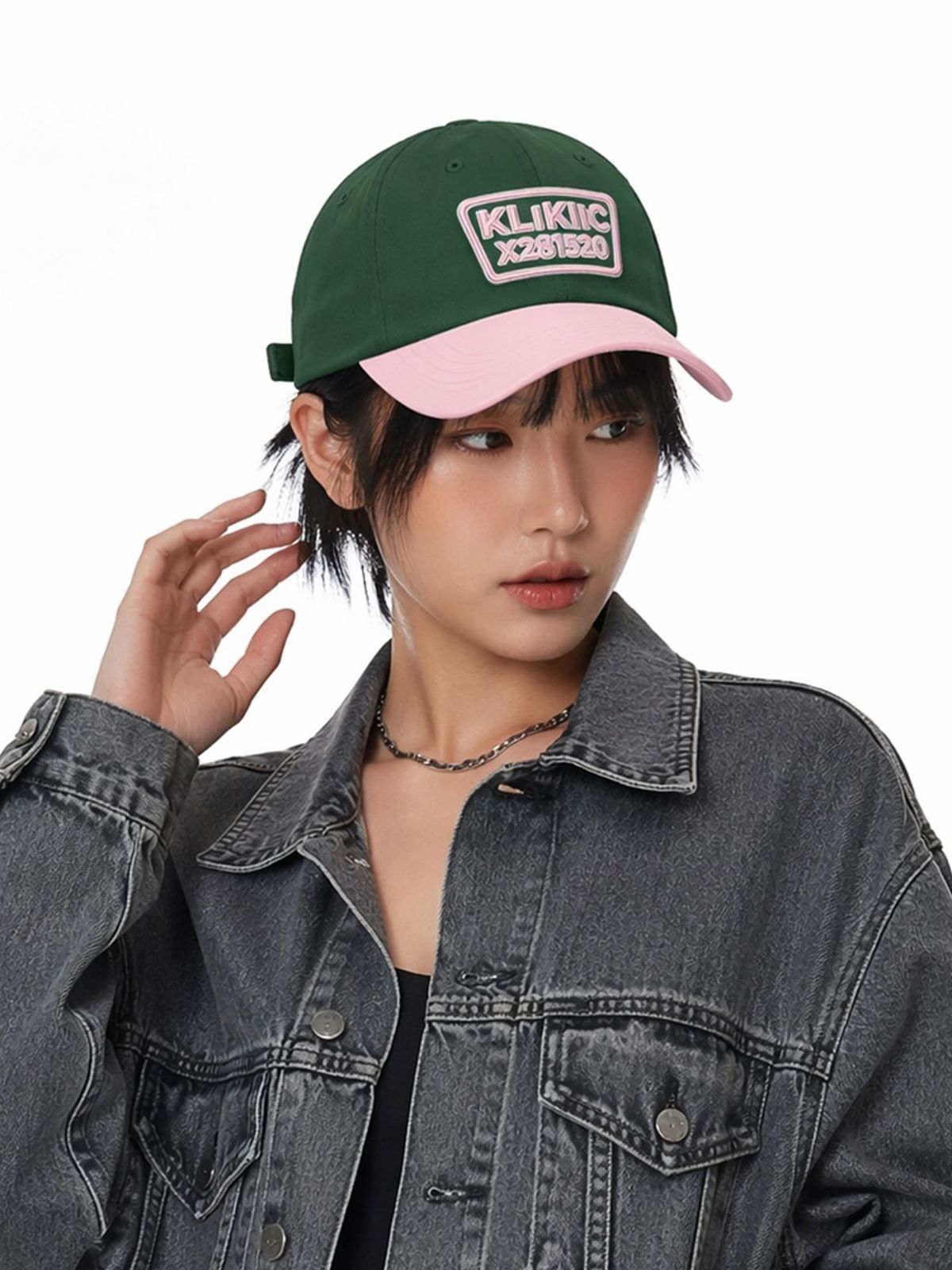 클리킥(KLIKIIC) 소프트 캡 베이직 라인 핑크&그린 SBC-PGP