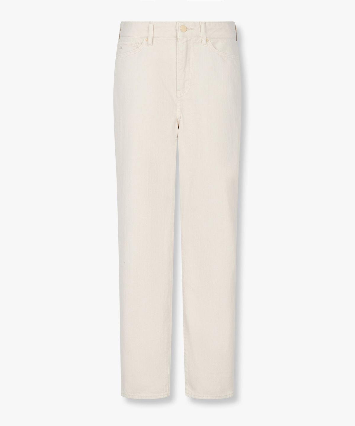 아르마니 익스체인지(ARMANI EXCHANGE) 여성 보이프렌드 크롭 데님 팬츠 _크림_A425340502