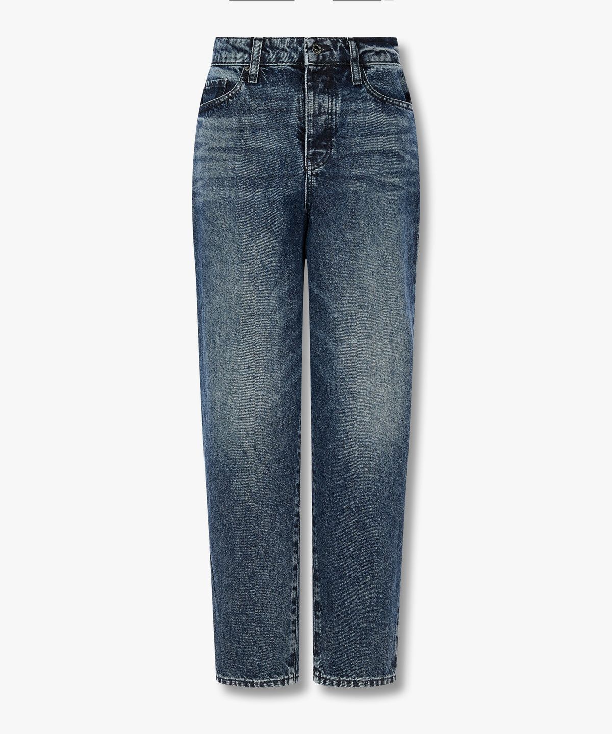 아르마니 익스체인지(ARMANI EXCHANGE) 여성 미드라이즈 테이퍼드 데님 팬츠 _블루_A425340509