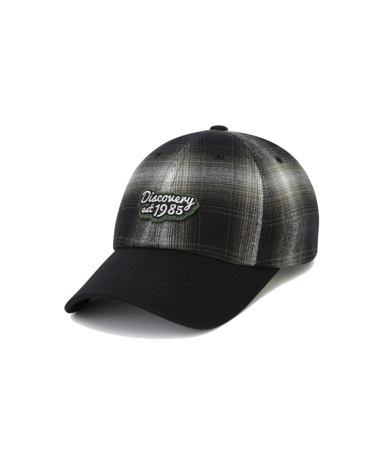 디스커버리 키즈(DISCOVERY KIDS) 키즈 체크 볼캡 (BLACK)