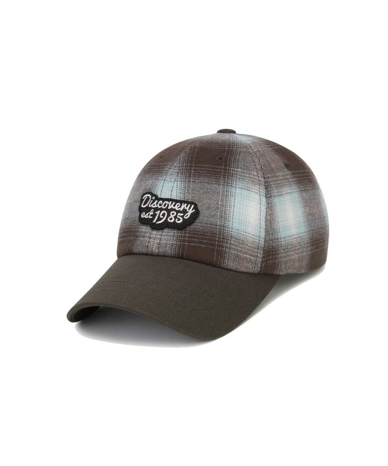 키즈 체크 볼캡 (D/BROWN)