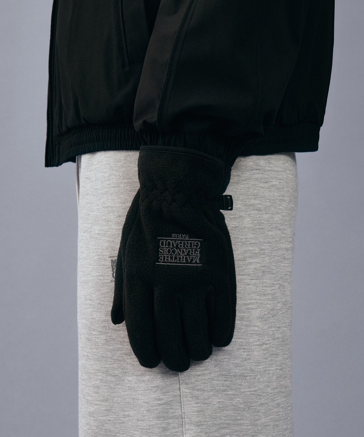 마리떼 스포츠(MARITHÉ SPORT) MARITHE SPORT FLEECE GLOVES black