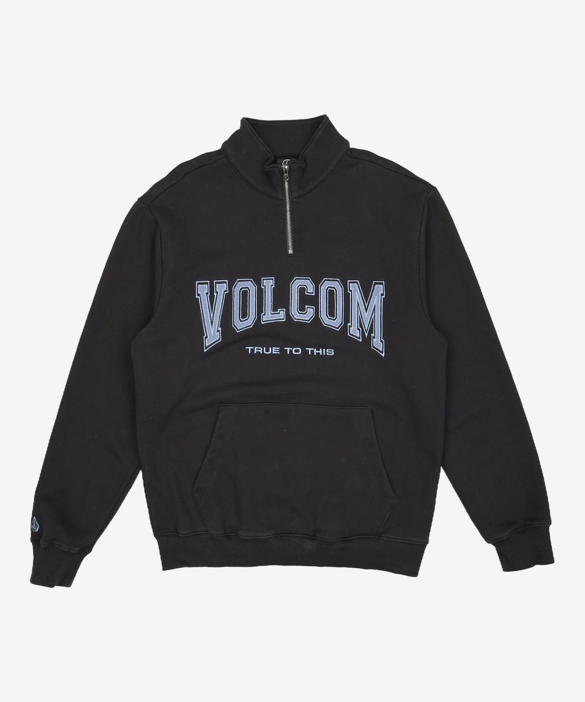 볼컴(VOLCOM) 유니버시티 컴포트핏 아노락 하프 집업(블랙) M