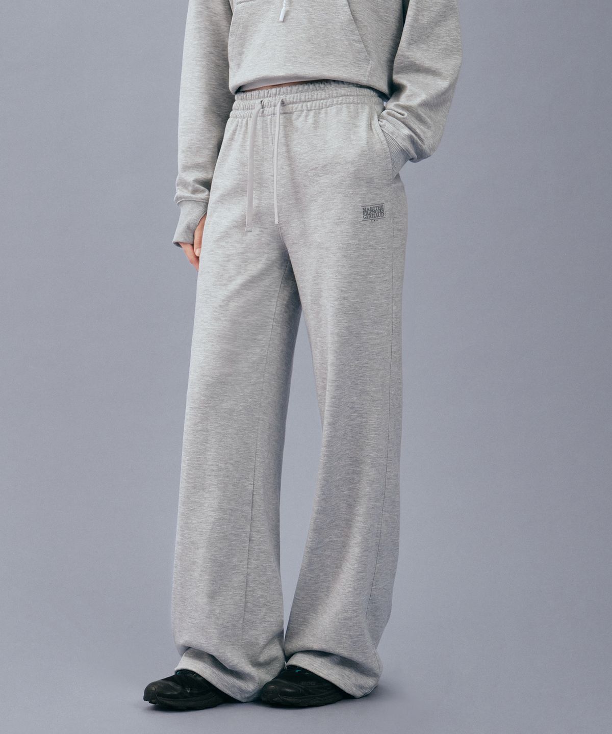 마리떼 스포츠(MARITHÉ SPORT) MARITHE SPORT W SOFT BRUSHED LOOSE FIT SWEATPANTS heather gray