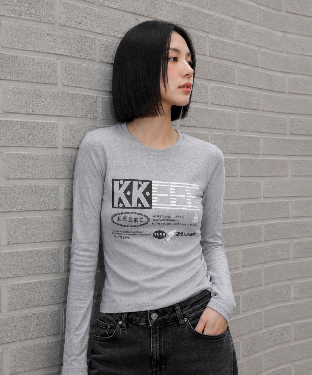 케이케이이이이(KKEEE) 아메리칸 스탠다드 롱슬리브(3color)