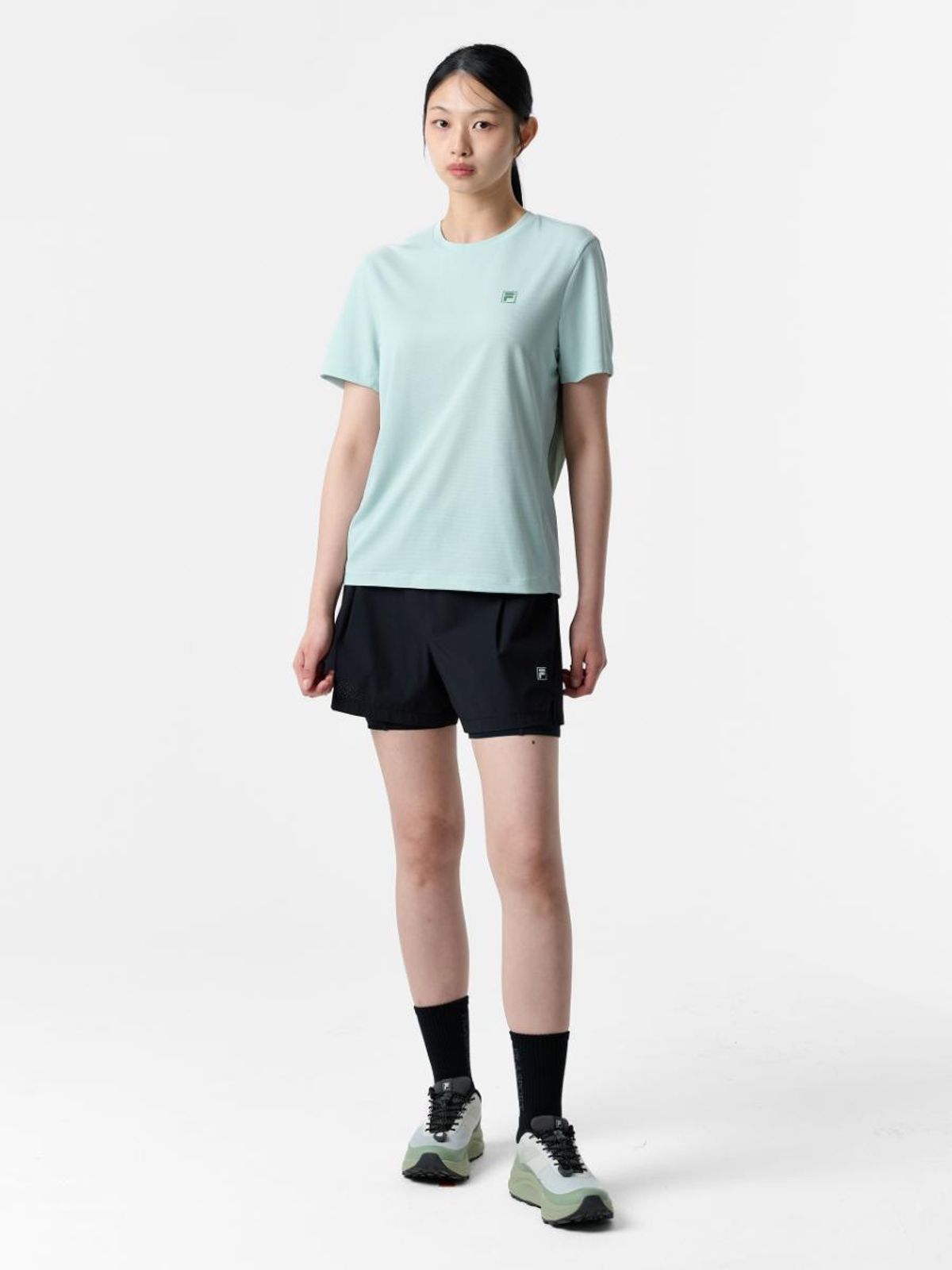 휠라(FILA) Drywave 메쉬 하이브리드 반팔티(FS262RS02X011400)