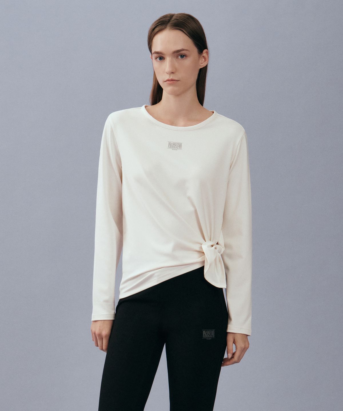 마리떼 스포츠(MARITHÉ SPORT) MARITHE SPORT W SLIM FIT SOFT TOUCH LONG SLEEVE ivory