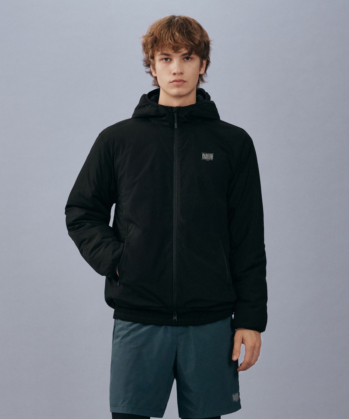 마리떼 스포츠(MARITHÉ SPORT) MARITHE SPORT SHELL PADDED JACKET black