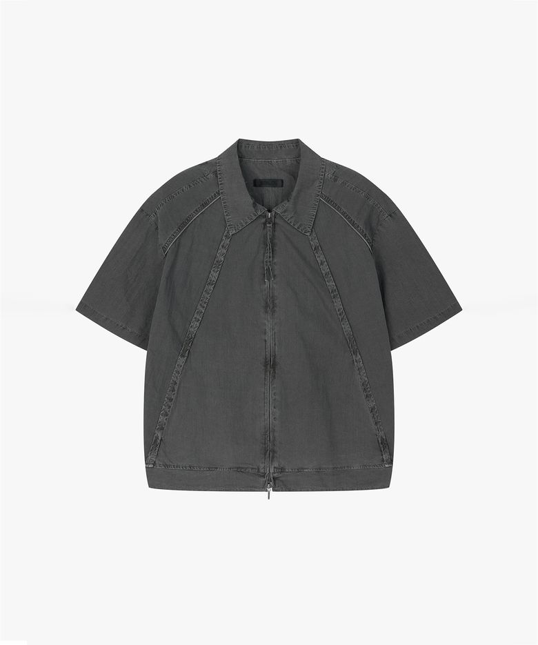 Edge-Bound Washed Shirket (Charcoal)