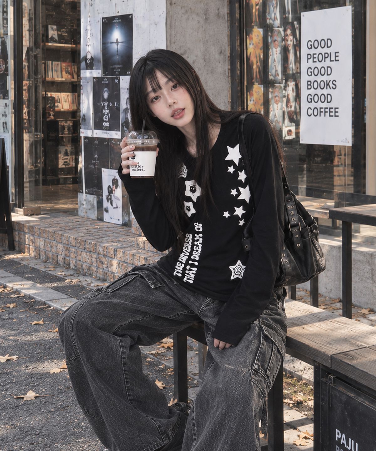 케이케이이이이(KKEEE) 스타 카인드 롱슬리브(2color)