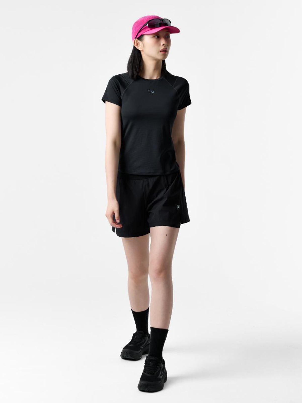 휠라(FILA) 여성 UV cut 슬림핏 반팔티(FS262RS02F002001)