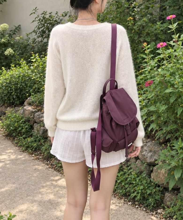 Nostalgia Soft Backpack WINE