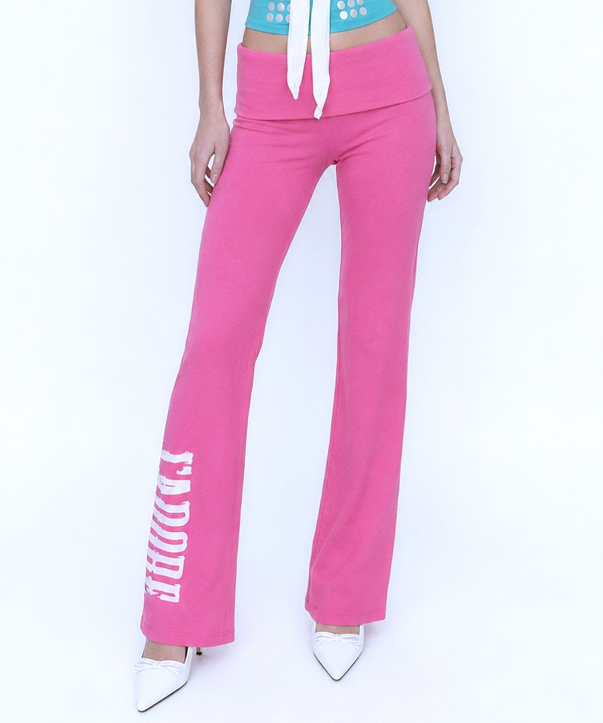 라티젠(LARTIGENT) L26 JADORE FOLDOVER PANTS(PINK)
