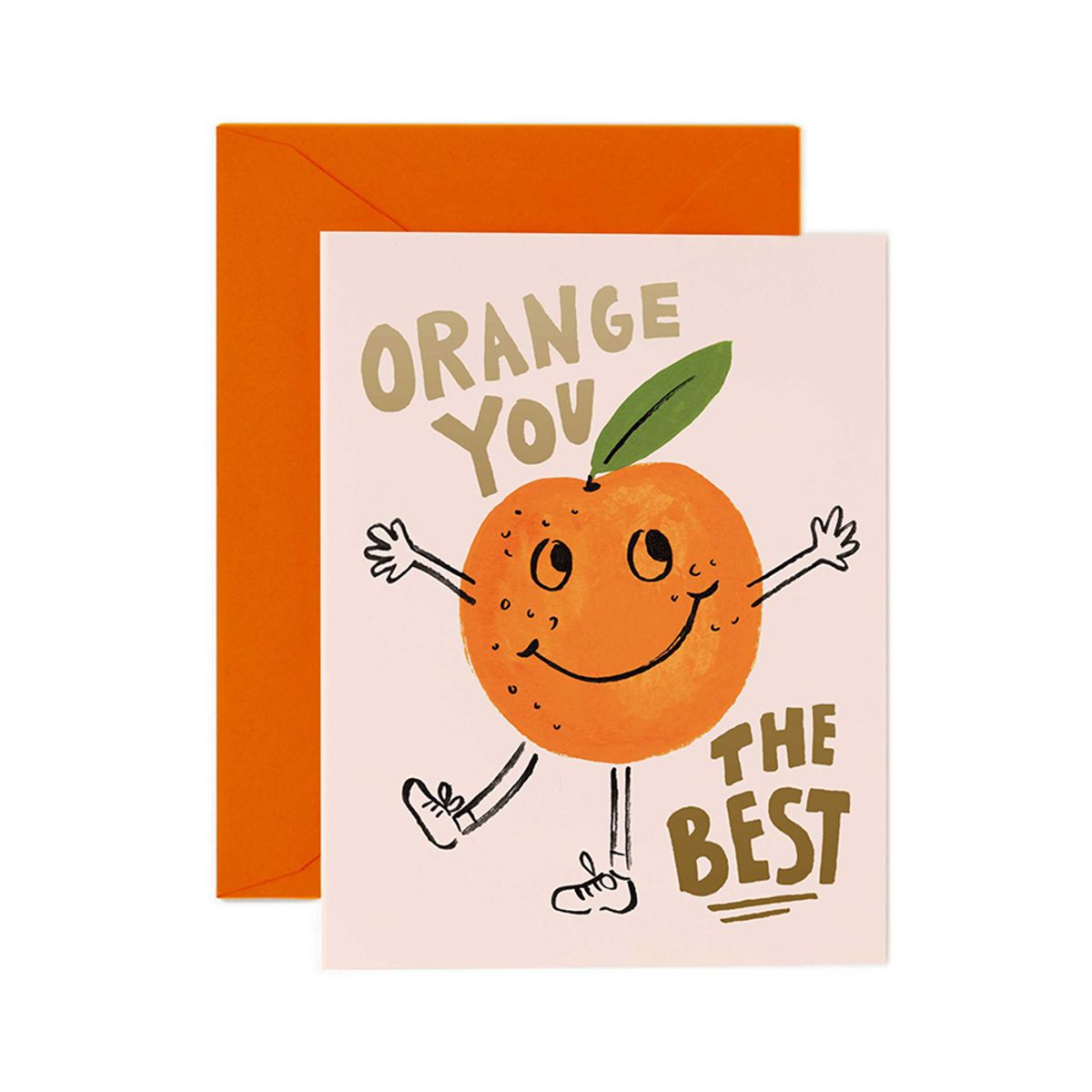 라이플 페이퍼(RIFLE PAPER) Orange You The Best Card 사랑 카드