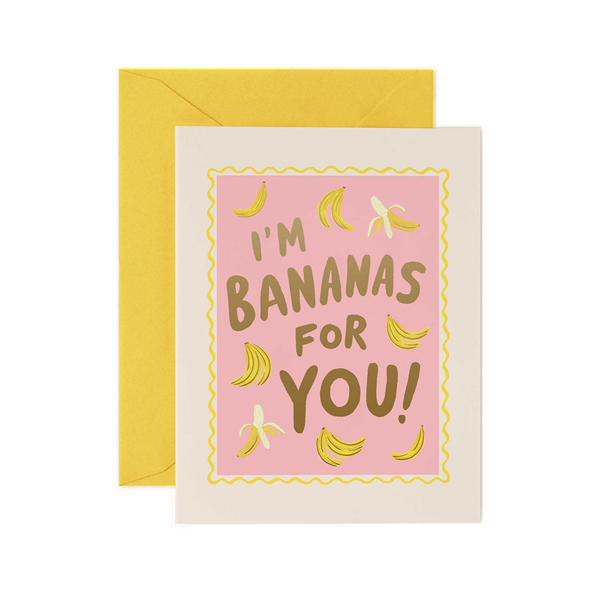 라이플 페이퍼(RIFLE PAPER) Bananas For You Card 사랑 카드