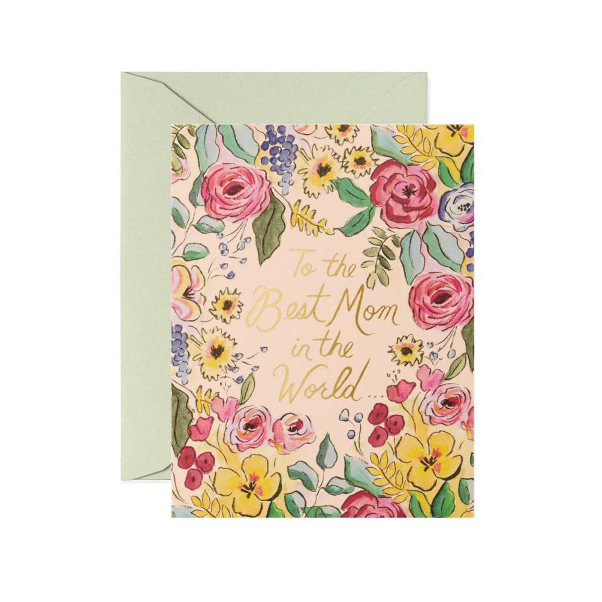 라이플 페이퍼(RIFLE PAPER) Best Mom in the World Card 어버이날 카드