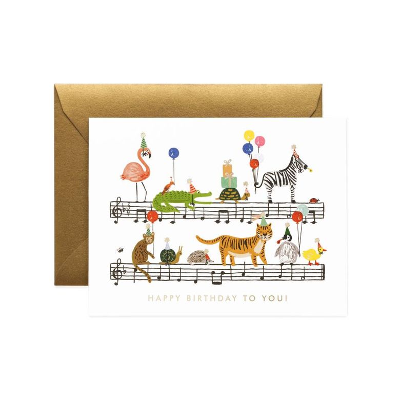 Happy Birthday Song Card 생일 카드