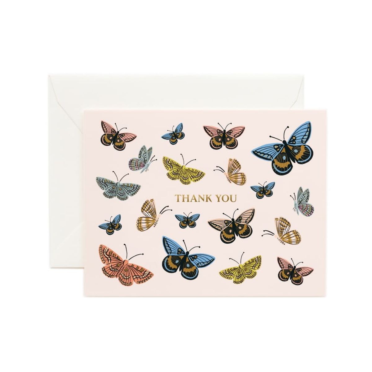 라이플 페이퍼(RIFLE PAPER) Monarch Thank You Card 감사 카드